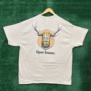 Busch Light Beer Open Season T-Shirt Size Extra Large